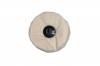 Muslin Buffing Wheels (12) <br> 4 x 54 Ply Unstitched <br> Plastic Center